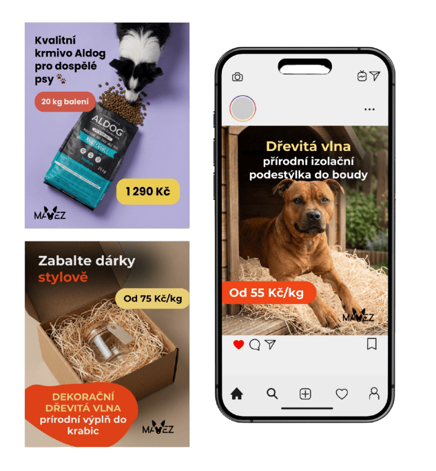 Ukázka grafik pro Meta Ads kampaně 2